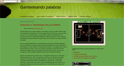 Desktop Screenshot of gambeteandopalabras.cruzagramas.com.ar