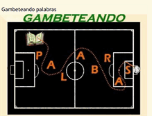 Tablet Screenshot of gambeteandopalabras.cruzagramas.com.ar